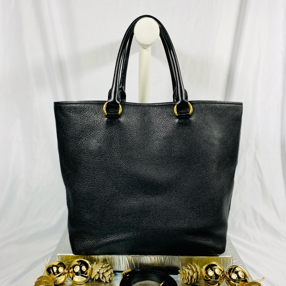 PRADA LARGE SAFFIANO LUX GALLERIA TOTE TEXTURED LEATHER - Picture 2 of 14